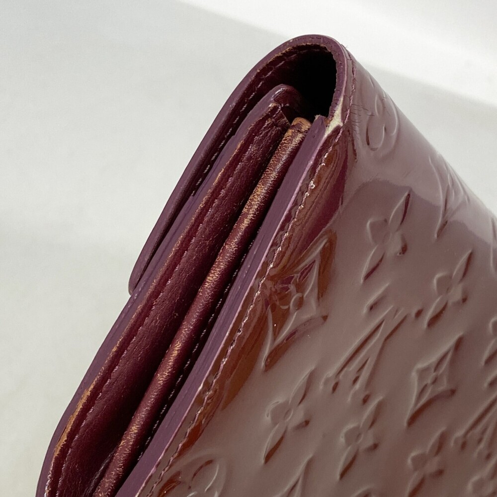 Louis Vuitton Vernis Portefeuille Sarah Long Wallet M93577 Violet (Women's) - Picture 6 of 9